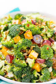 Broccoli Grape Cheddar Salad